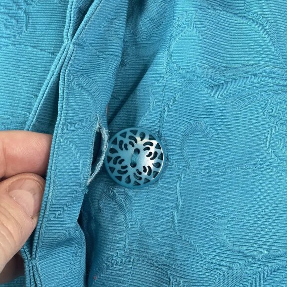 Chico's Career Jacket Womens 2 Large Button Up Overcoat Trench Business Casual - Picture 2 of 12